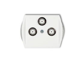 TREND Gniazdo multimedialne 3F DATA (UPC) biały GMU KARLIK