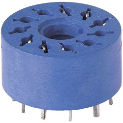 Finder 94.P4 Relay Socket for 55/86 series blue snap-on push-in terminals