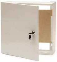 R556 Obudowa metalowa, natynkowa, wymiary: 300 x 300 x 100 mm - tylna ścianka: sklejka