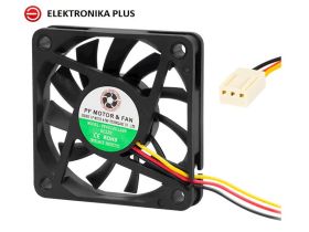 WENTYLATOR 60x60x10mm 60x10mm 6010 12V KULKOWY 2-PRZEWODY