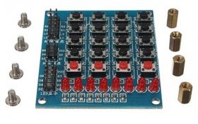 MODUL KLAWIATURY 16+4 PRZYCISKI+LED
