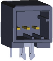 Listwa stykowa PCB 3-pinowe Dynamic 2000 raster: 2.5 mm Kąt prosty 1-rzędowe TE Connectivity Otwór przelotowy 250 V W