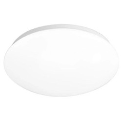 Plafon okrągły natynkowy LED 2xE27 IP20 biały z mikrofalowy czujnikiem ruchu LOBO