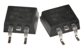 MOSFET P-kanałowy 11 A D2PAK (TO-263) 200 V SMD Pojedynczy 3 W 500 miliomów