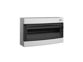 Rozdzielnica natynkowa 18 modułowa 1x18M drzwi transparentne IP40 PNS 18T 101499 NOARK