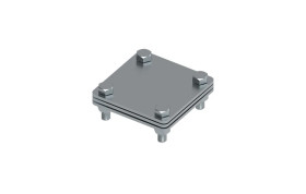 Złącze uniwersalne 3-elem. 80x80 bednarka-bednarka stal ocynkowana galwanicznie 215.1.1 OC 21501101