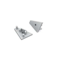 Zaślepka Corner10 srebrna GEN2 PRAWA z otworem 83980040P /1szt/