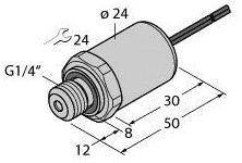 Turck Przetworniki ciśnienia 1 szt. PT350R-2004-I2-WM0.5