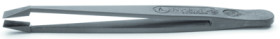 ESD plastic tweezers, uninsulated, antimagnetic, carbon fiber, 115 mm, 710.CF