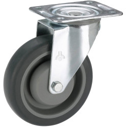 D&#xF6;rner &#x2B; helmer 715565F Swivel Wheel 100mm 150kg Load Capacity Galvanised