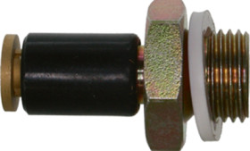 Screw-in push-in connector, L 18 mm, for 4 x 1 and 4 x 0.65 tubing, 52.170