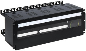 Obudowa z szyną DIN do szaf RACK 19cali A19-TS-35/OB-4U