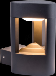 35830 Wall light fixture, 9 W, 250 lm, 3000 K, anthracite, IP54