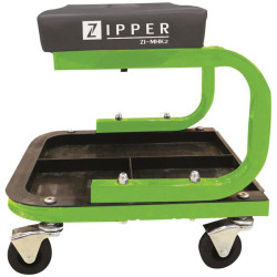 Zipper ZI-MHK2 Mobile Mechanic Seat Stool with Wheels Height Adjustable