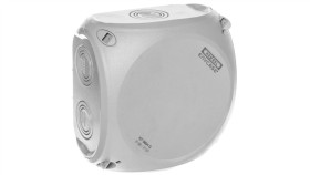 Puszka Odgałeźna N/T 5X4mm2 130X130x77mm Szara Ip66/67 Kf 0604 G 62000053