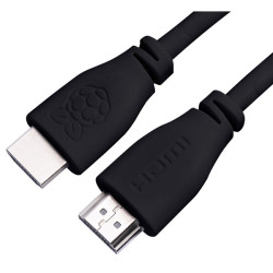 Official Raspberry Pi Black HDMI Lead 1m