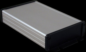 Aluminum enclosure, (L x W x H) 160 x 104 x 32 mm, natural, IP65, 1457L1602