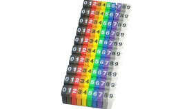 Oznacznik Kabli 0-9 Na Kable O Średnicy 4-5.5Mm, Kolor Żóły