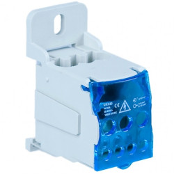 Blok rozdzielczy modułowy UKK Listwa łączeniowa 1x4 80A 1-biegunowa na szynę DIN TH35 (4x 6mm2) VCX