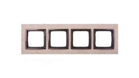 Simon 54 Nature Ramka Poczwórna Beton - Funda Mente Drn4/93