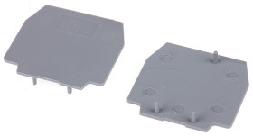 Sekcja końcowa Pokrywa końcowa Entrelec Bloki zaciskowe do montażu na szynie DIN