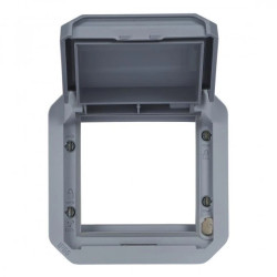 NOWE PLEXO 55 Adapter Arteor/Mosaic z przyciemnioną klapką mechanizm szary 069584L