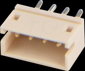 B4B-ZR JST - pin header, 1.5-mm grid, 1x4-pin, straight