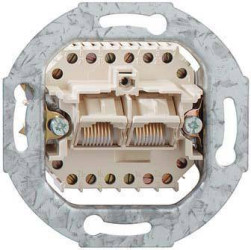 Gniazdo sieciowe Rutenbeck 13010422 UAE 8/8(8/8)Up 0, CAT 3, biały