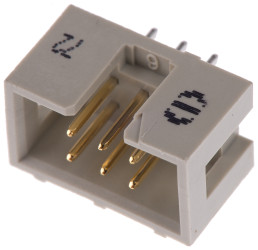 Listwa stykowa PCB 6-pinowe SEK 18 raster: 2.54 mm Prosty 2-rzędowe HARTING Otwór przelotowy 1 kV W osłonie
