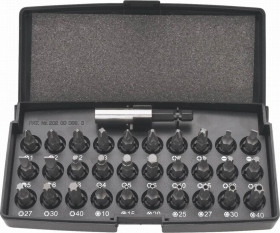 Końcówki wkrętakowe z uchwytem /zestaw 30szt./ 06-103