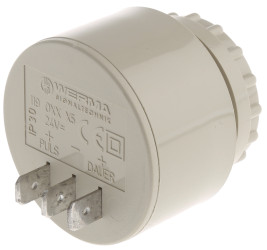 Brzęczyk piezoelektryczny średnica 43mm Ciągły, powolny impuls 90dB Werma