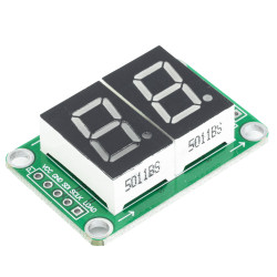 Wyświetlacz LED 2 cyfry HC595