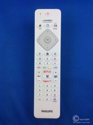 PILOT DO TV PHILIPS YKF456-003 398GM10WEPHN0001HT BIAŁY AMAZON ALEXA VOICE CONTROL, IR+BLUETOOTH ORYGINAŁ