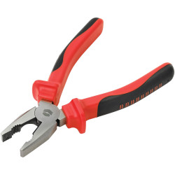 Toolcraft TO-7468626 Workshop Pliers 160mm VDE Grip Hardened Blades