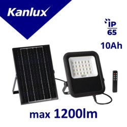 Oprawa solarna LED FL SONE SLR M NW-GR 3,2V DC Li‑FePO4 10000mAh IP65 IIIkl. max 10W max 1200lm barwa neutralna 4000K 36606