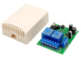RADIOWY MODUŁ ZDALNEGO STEROWANIA 433.92 MHz 2-KANAŁOWY 6-30VDC (MOD-ZS-2402)