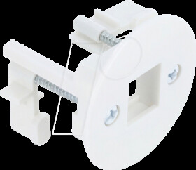 91381 Keystone module support for wall mounting / table mounting, whit