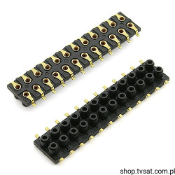 560176-7 2x12 Pin Service Socket SMD AMP