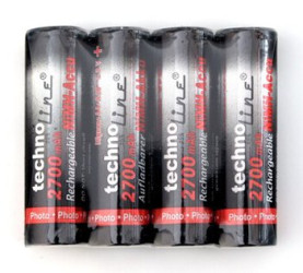 akumulatorki Technoline R6 AA Ni-MH 2700mAh - 4 sztuki