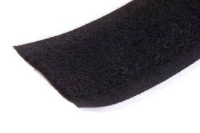 Taśma na rzep typu haczyk szerokość 20mm Pętelka Czarny RS PRO długość 5m