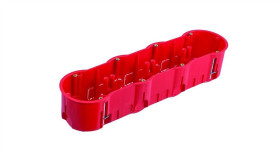 Puszka Końcowa Pk60 Głęboka Poczwórna Do Płyt Gipsowych A.0047Ag /6Szt./