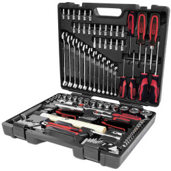 KS Tools 918.0797 1/4&quot;&#x2B;1/2&quot; Chromeplus&#xAE; Universal Tool Kit Set, 97 Pcs