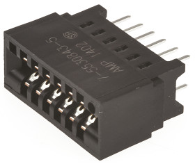 Złacze krawędziowe PCB 12-pinowe, raster 2.54mm 2-rzędowe, 3A, TE Connectivity