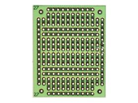 Płytka; uniwersalna; UM-27; 234; 38x49;2,54mm; wiercona; 1szt.; zielona