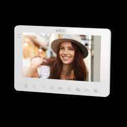 Wideo monitor bezsłuchawkowy do rozbudowy zestawów VIFAR i VIFIS. LCD 7". WiFi + APP na smartfona. sterowanie bramą VDP-63PMV