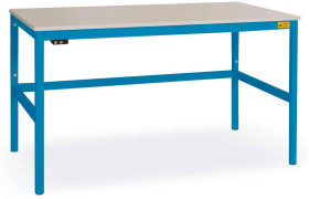 Manuflex LC1088.5012 ESD Stół roboczy ESD CANTOLAB standard z płytą melaminową, szer. X gł. X wys. = 1750 x 800 x 765-78