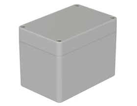 PC enclosure, (L x W x H) 120 x 80 x 90 mm, light gray (RAL 7035), IP66, 02230000