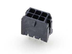 Molex Listwa kołkowa, męska, do wbudowania, standardowa Ilość pinów 6 Wymiary siatki: 3 mm 430450626 1 szt. paleta