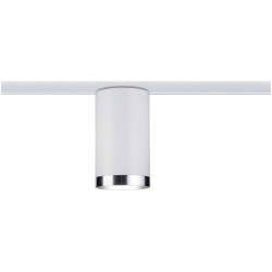 Paulmann 96963 URail Spot Tube Ceiling Floodlight White/Chrome GU10