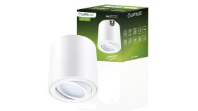 Oprawa Natynkowa Halogenowa Spot Tuba Egio Gu10 Lumiled Okrągła Biała 83Mm